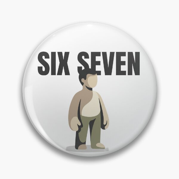 Item preview, Six Seven Meme – Viral Internet Phrase Minimal Design designed and sold by hiqualityinc.