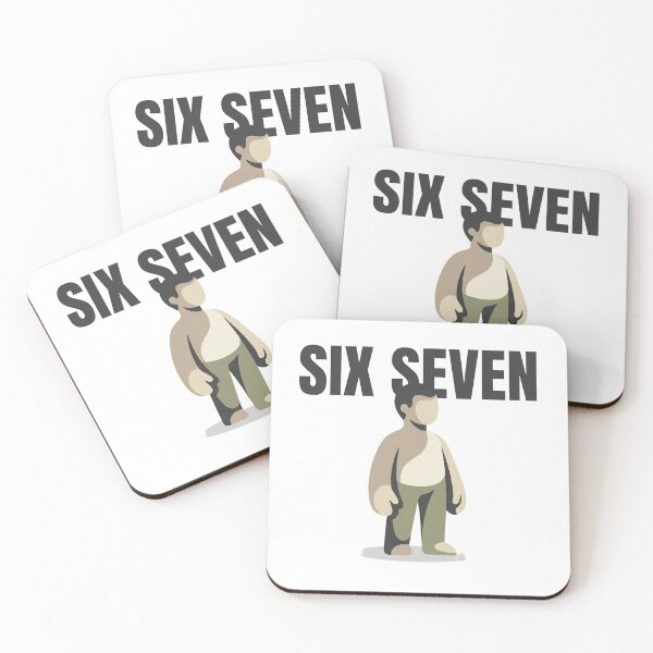 Item preview, Six Seven Meme – Viral Internet Phrase Minimal Design designed and sold by hiqualityinc.