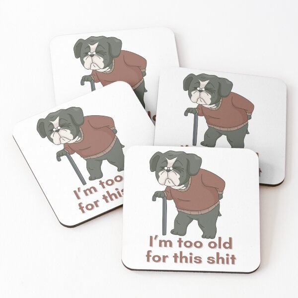 Item preview, I am too old for this shit - Retirement funny designed and sold by Babinooart.