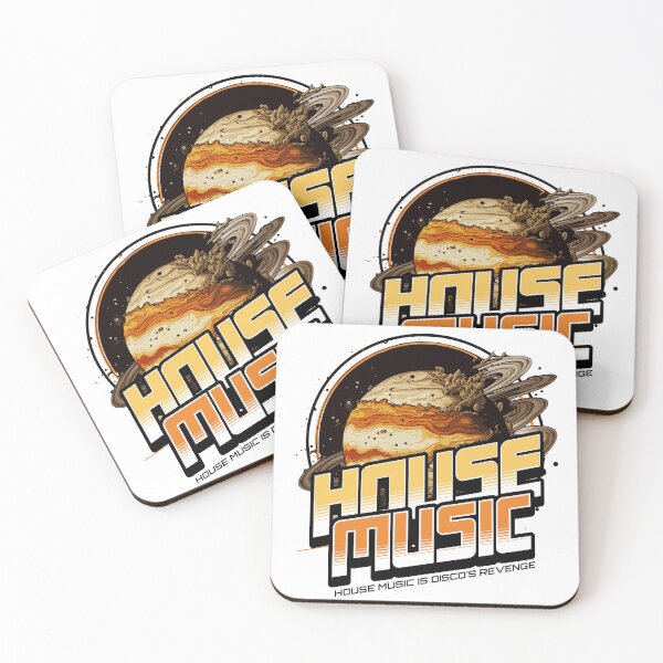 Artikelvorschau, HOUSE-MUSIK - Planet House (Black) entworfen und verkauft von Discothreadz.