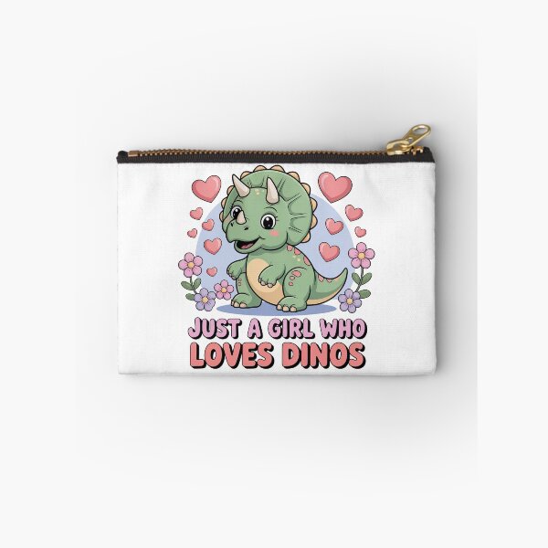 Item preview, Cartoon Dinosaur, Just A Girl Who Loves Dinos designed and sold by graphic-genie.