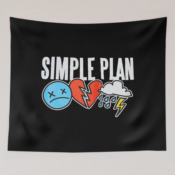 Item preview, The Simple Plan Band Logo T-Shirt designed and sold by PaulinePineau.