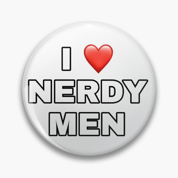 Item preview, I love nerdy men designed and sold by artclemsversion.