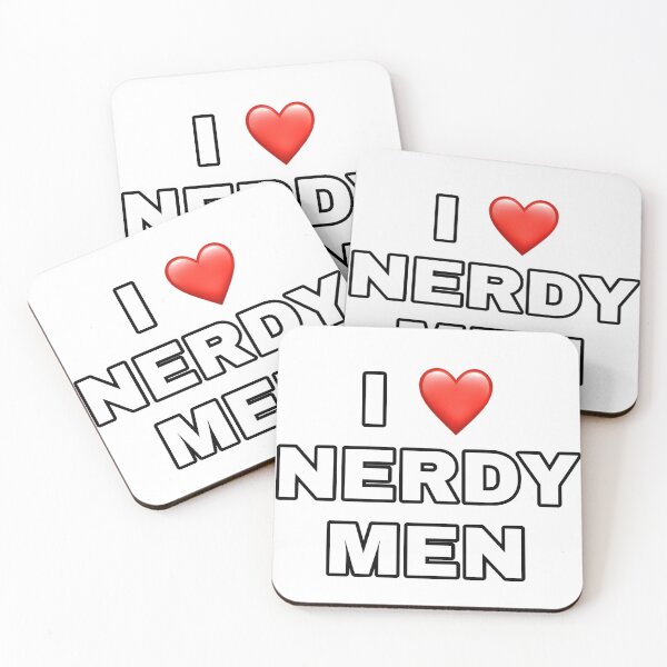 Item preview, I love nerdy men designed and sold by artclemsversion.
