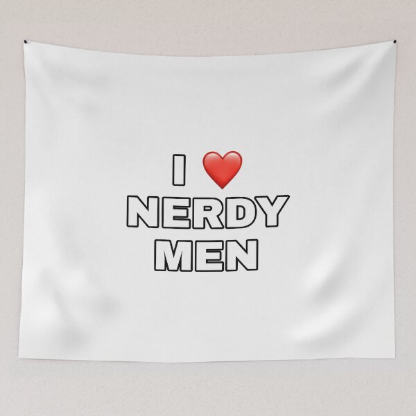 Item preview, I love nerdy men designed and sold by artclemsversion.