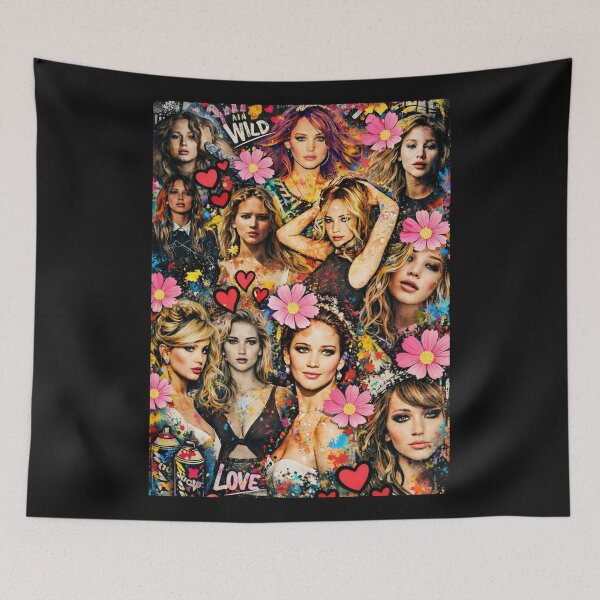 Item preview, Jennifer Lawrence Graffiti Street Style Art designed and sold by Vicky021.