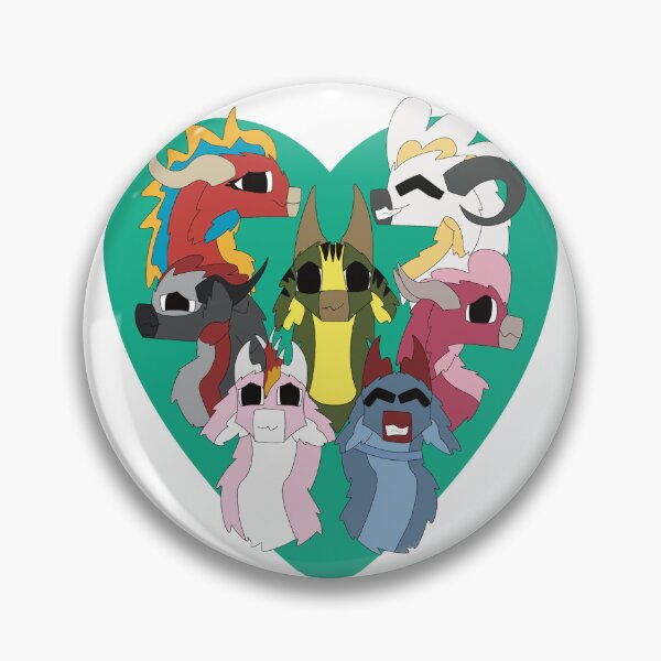 Item preview, Parrots as dragons heart designed and sold by TheDragonAviary.