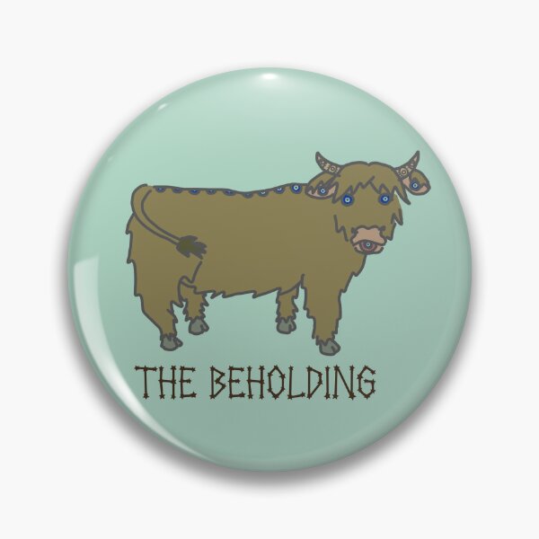 Item preview, The Ceaselessly Watching Cow designed and sold by LochNestFarm.