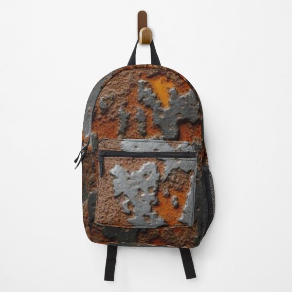 Item preview, Dark Industrial Black Metal with Deep Pitted Rust designed and sold by The Rust Lab.