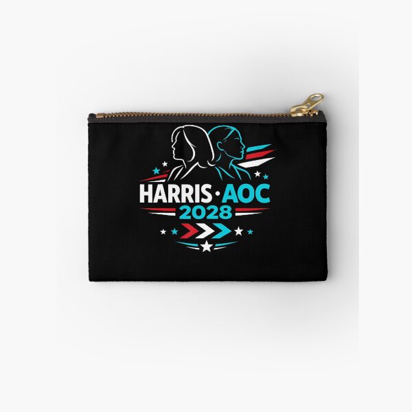 Item preview, Harris Aoc 2028 Graphic Democratic Election Voter Campaign T-Shirt designed and sold by VillociShop.