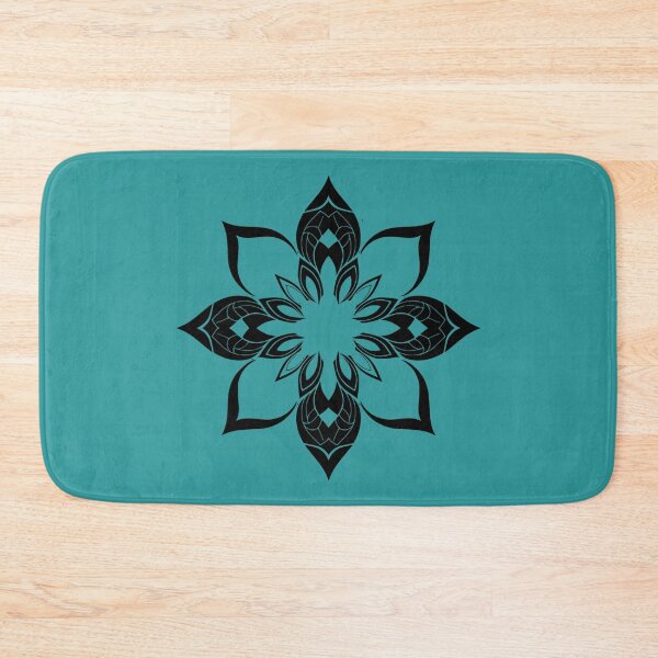 Item preview, Vibrant Lotus Mandala Blk designed and sold by UrbanPrts.