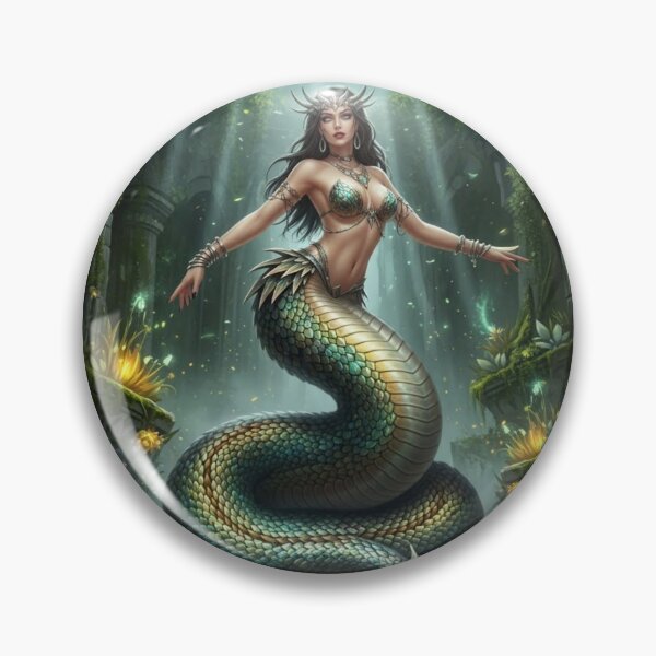 Item preview, Naga in her Lair AI Generated Image designed and sold by Prestons Corner.