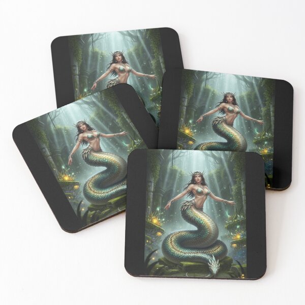 Item preview, Naga in her Lair AI Generated Image designed and sold by Prestons Corner.
