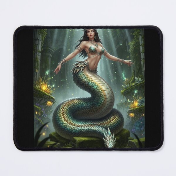 Item preview, Naga in her Lair AI Generated Image designed and sold by Prestons Corner.