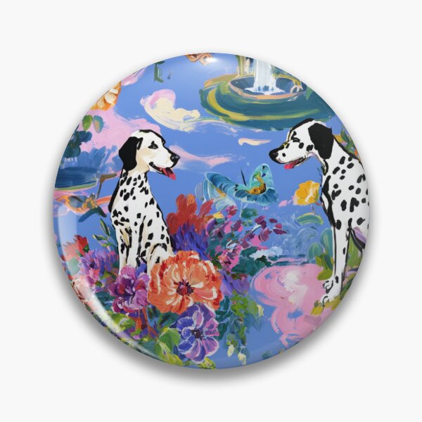 Item preview, Kitsch Toile de Jouy - Dalmatians designed and sold by AstrologyOven.