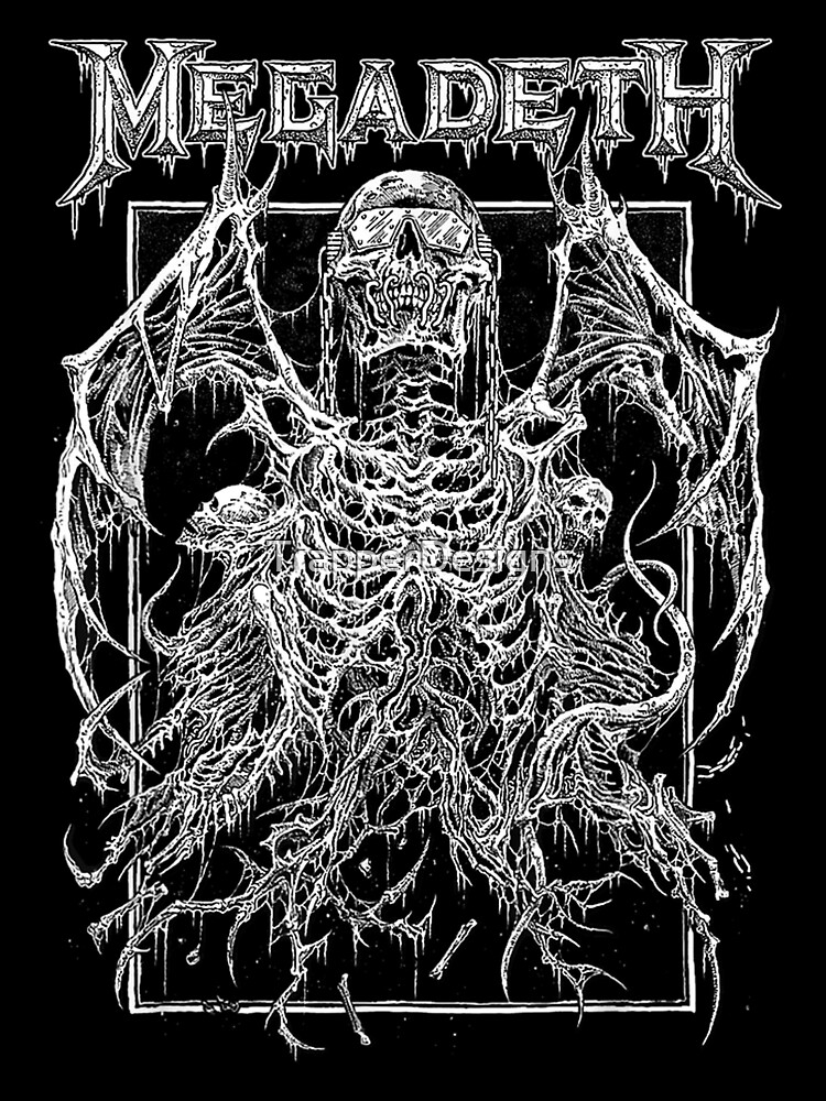 Thumbnail 3 of 3, Scarf, Megadeth - Vic Rising designed and sold by TrapperDesigns.