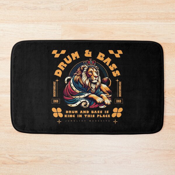 Item preview, DRUM AND BASS - King In This Place (Gold) designed and sold by Discothreadz.