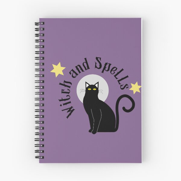 Item preview, Witch and spells spooky cat designed and sold by MarialiDesings.