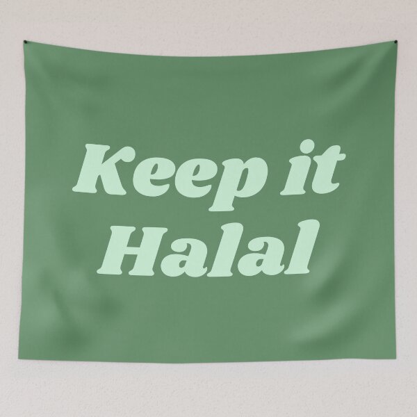 Item preview, Keep it Halal - Modern Islamic Minimalist Typography Quote designed and sold by Miniature Store.