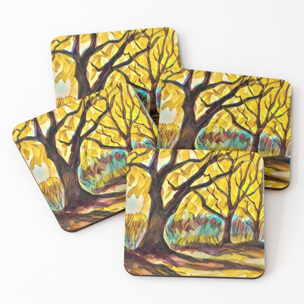 Item preview, Cottonwood Tree Reflections Abstracted  designed and sold by oh-bi-me.