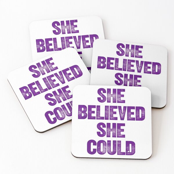 Item preview, International women day SHE BELIEVED SHE COULD designed and sold by Uglyandcute.