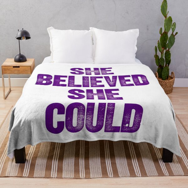 Item preview, International women day SHE BELIEVED SHE COULD designed and sold by Uglyandcute.