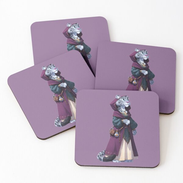 Item preview, Mystic Snow Leopard Sorceress Character designed and sold by MYTHIC PEEL STICKERS.