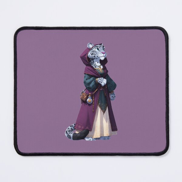 Item preview, Mystic Snow Leopard Sorceress Character designed and sold by MYTHIC PEEL STICKERS.