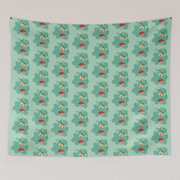 Item preview, Funny Mint Green Flat Squashed Plankton  designed and sold by Yulia Saraswati.