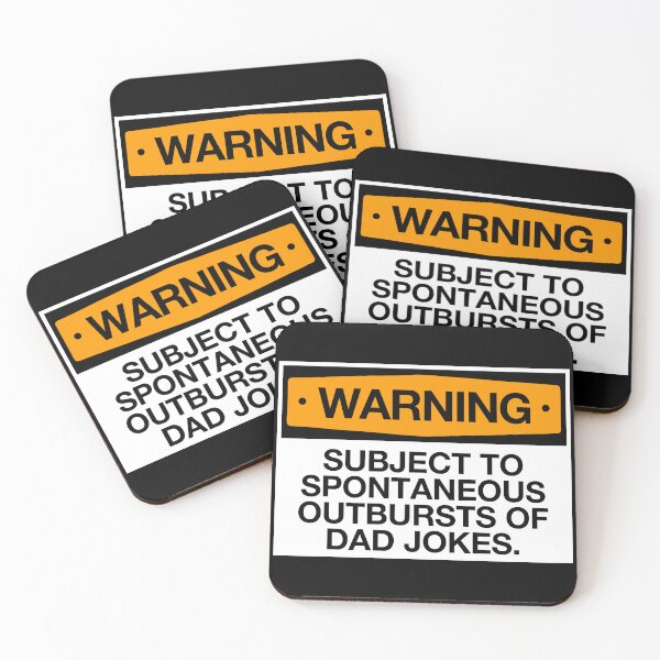 Item preview, Subject To Spontaneous Outbursts Of Dad Jokes - Dad Jokes Warning! designed and sold by kaneishiayuvi.