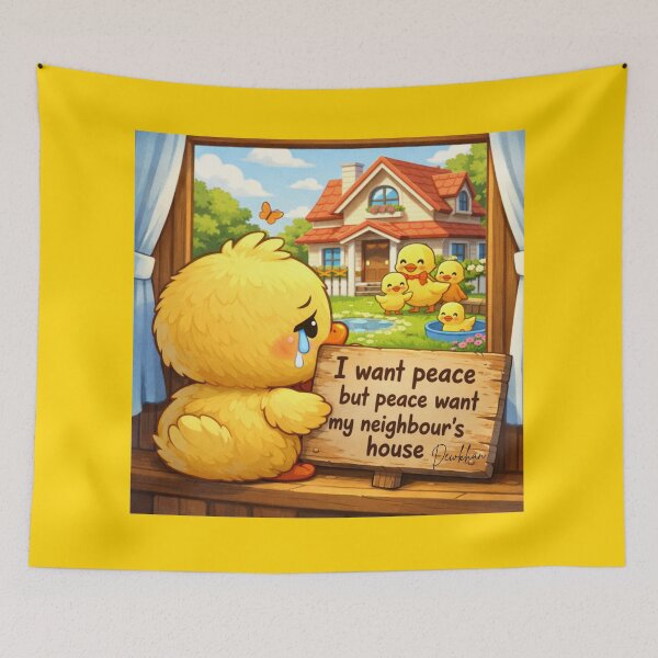 Item preview, Copy of Duck  want peace  designed and sold by Dew  Drop wear.