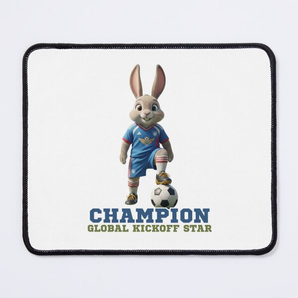 Item preview, Campeón de fútbol de conejos: Estrella del Kickoff global designed and sold by M.Store.