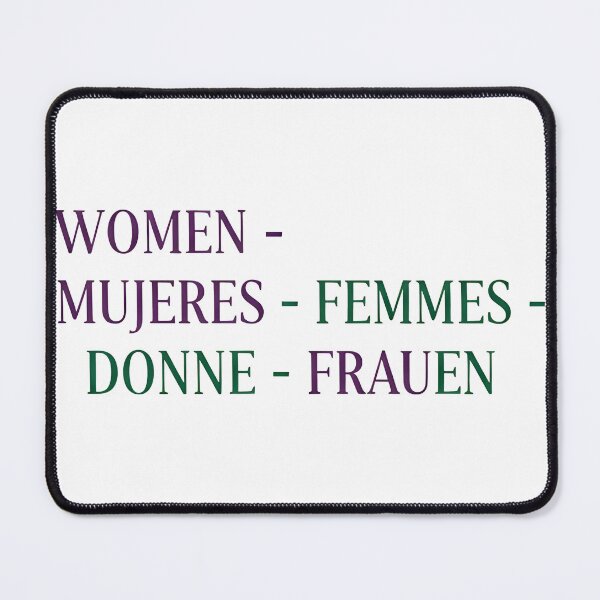 Item preview, International women day WOMEN • MUJERES • FEMMES • DONNE • FRAUEN designed and sold by Uglyandcute.