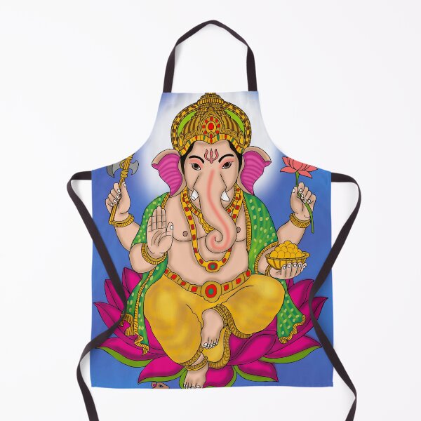 Item preview, Lord Ganesha Artwork – Divine Elephant God Spiritual Illustration designed and sold by Harshit_Digital_Arts.