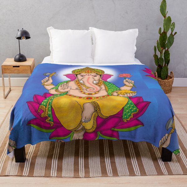 Item preview, Lord Ganesha Artwork – Divine Elephant God Spiritual Illustration designed and sold by Harshit_Digital_Arts.