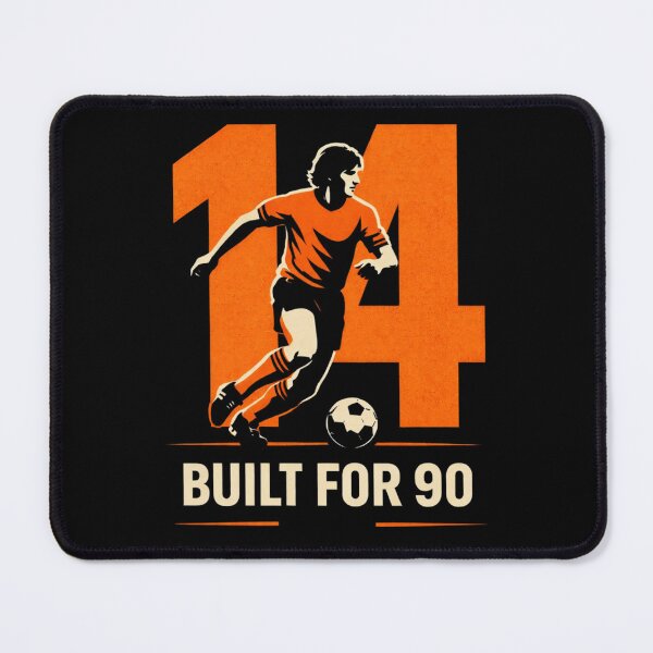 Item preview, Built For 90 – Soccer Motivation Design | Football Player Number 14 Graphic designed and sold by BuiltFor90.