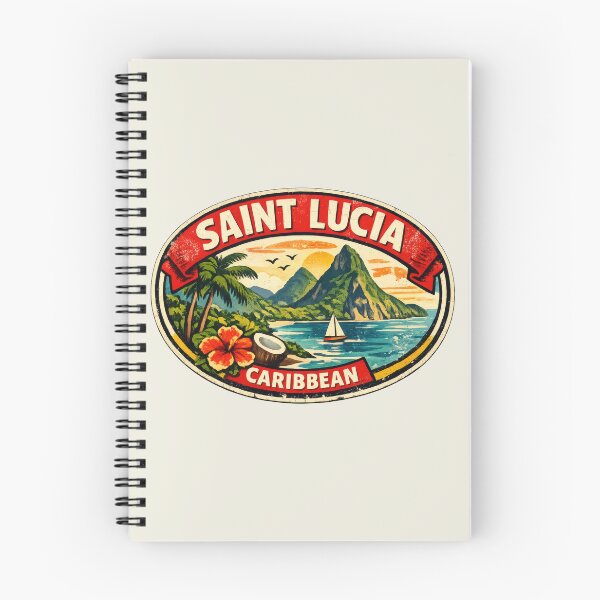 Item preview, Saint Lucia Caribbean Retro designed and sold by scicilysimonee.