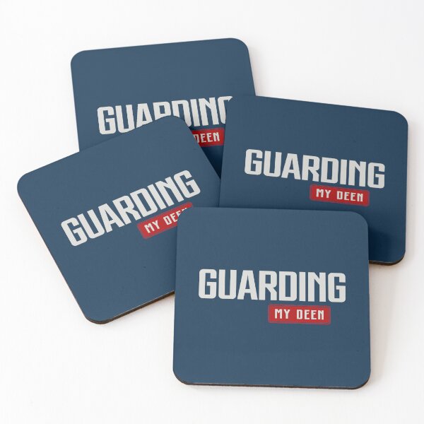Item preview, Guarding My Deen - Bold Islamic Faith Quote Minimalist Art designed and sold by Miniature Store.