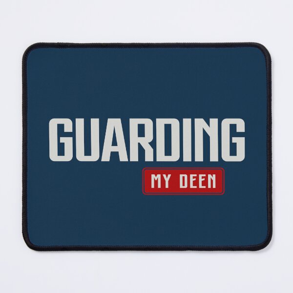 Item preview, Guarding My Deen - Bold Islamic Faith Quote Minimalist Art designed and sold by Miniature Store.