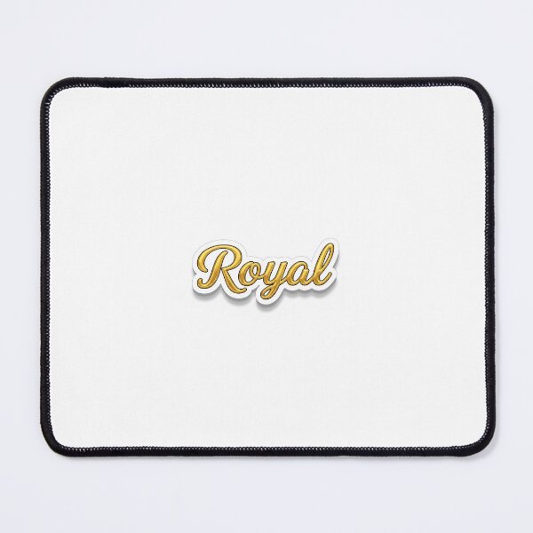 Item preview, Premium 3D Metallic Gold ROYAL Sticker - Elegant Calligraphy designed and sold by Luxureheaven.