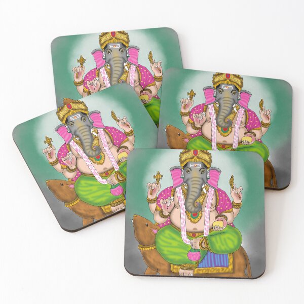 Item preview, Lord Ganesha Sacred Art Design – Hindu God of Wisdom Illustration designed and sold by Harshit_Digital_Arts.