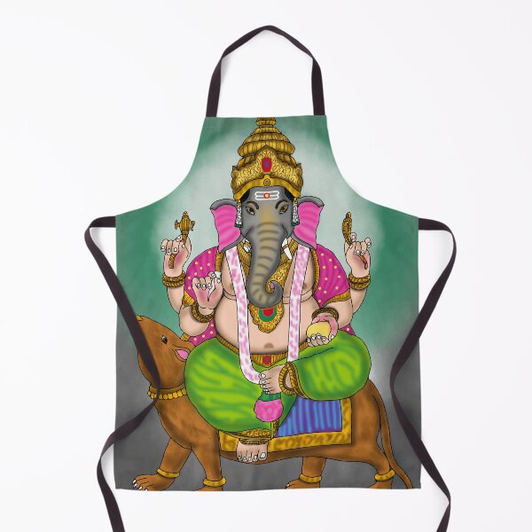 Item preview, Lord Ganesha Sacred Art Design – Hindu God of Wisdom Illustration designed and sold by Harshit_Digital_Arts.