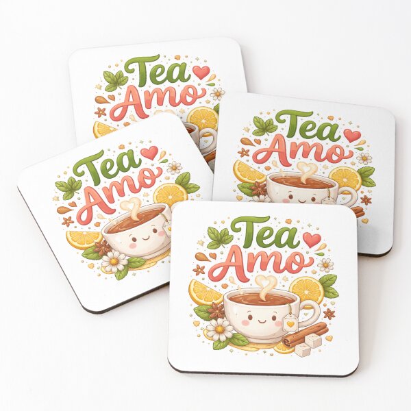 Item preview, Tea Amo – Cute Tea Lover Design designed and sold by FeelCreations.