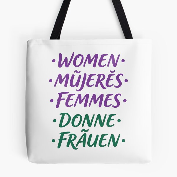 Item preview, International women day WOMEN • MUJERES • FEMMES • DONNE • FRAUEN designed and sold by Uglyandcute.
