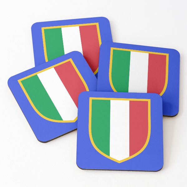 Item preview, Italian Tricolor Shield of Green, White, and Red Majesty designed and sold by Arte Cartoon From TagTeam Group.