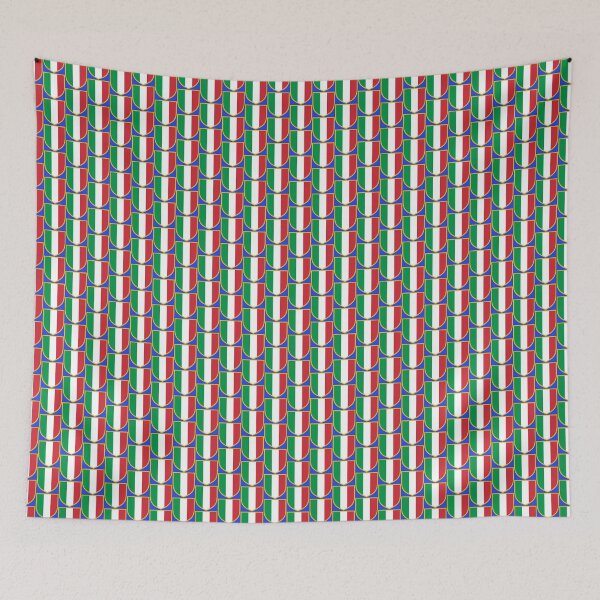 Item preview, Italian Tricolor Shield of Green, White, and Red Majesty designed and sold by Arte Cartoon From TagTeam Group.