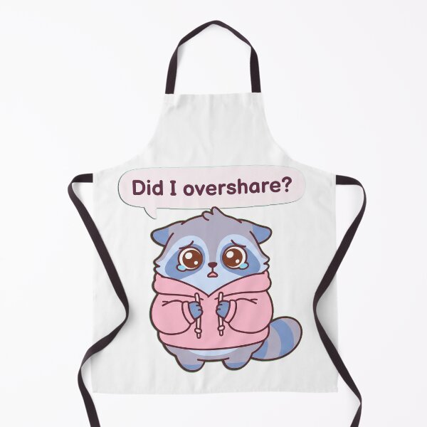 Item preview, Did I Overshare Anxious Raccoon designed and sold by Visual Dept..