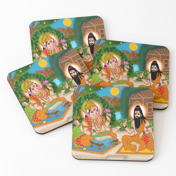 Item preview, Lord Ganesha Divine Illustration – Hindu Cultural Spiritual Art designed and sold by Harshit_Digital_Arts.