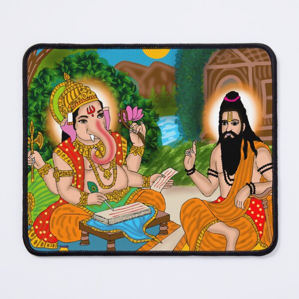 Item preview, Lord Ganesha Divine Illustration – Hindu Cultural Spiritual Art designed and sold by Harshit_Digital_Arts.