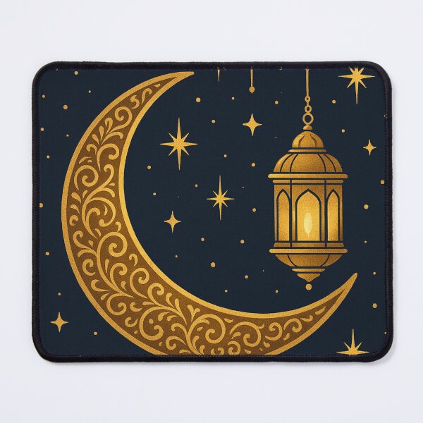 Item preview, Ramadan Kareem Crescent Moon & Lantern Design designed and sold by XyoticStudios.
